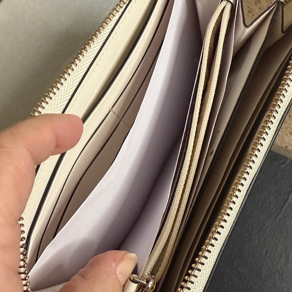 NWT Kate Spade Staci Scribble Hearts Continental Wallet - Picture 4 of 7